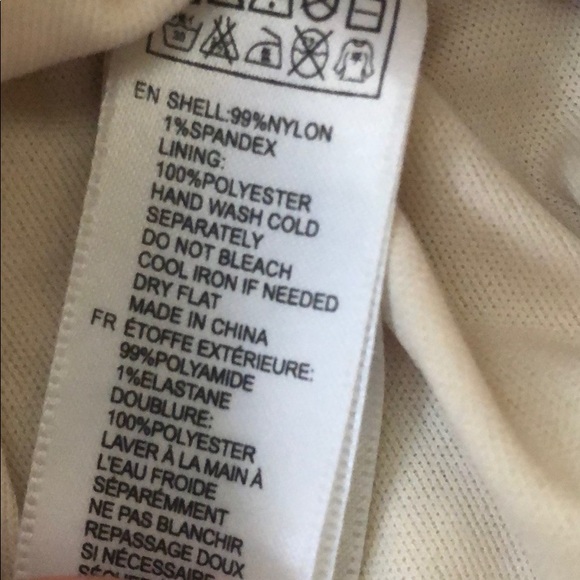 NWOT Beautiful lined lace skirt elastic waist - Picture 5 of 6